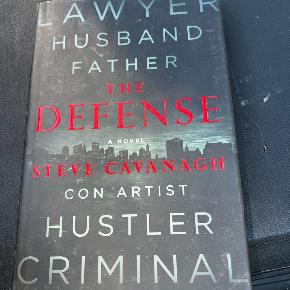 The Defense by Steve Cavanagh - Black & Red Hardcover